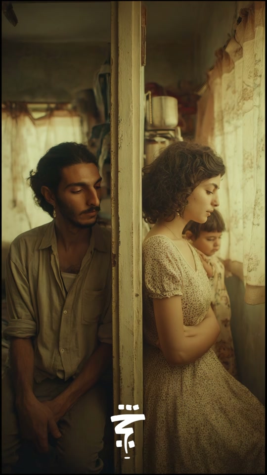 Scène du film Djam dans un intérieur à la lumière dorée